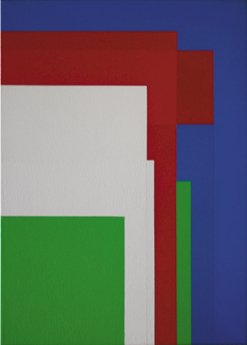 5d-cubus in rot, blau, grün und weiss, Frank Richter