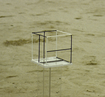 dreidimensionaler LTI-cubus, Plastik, Frank Richter